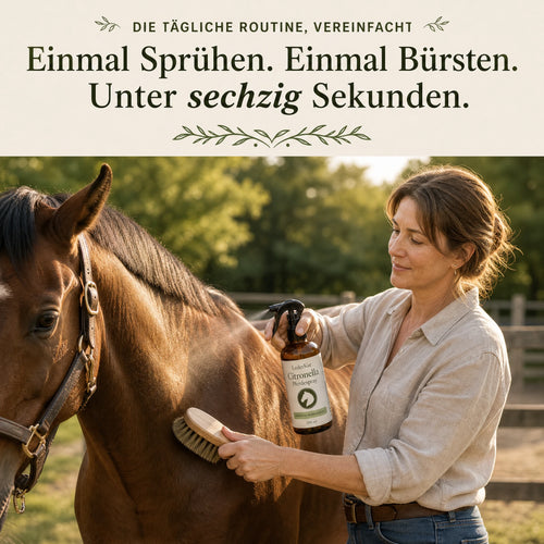 LederKur Citronella Pferdespray — Insektenschutz für Pferde & Ponys